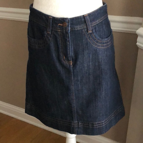 denim skirt boden